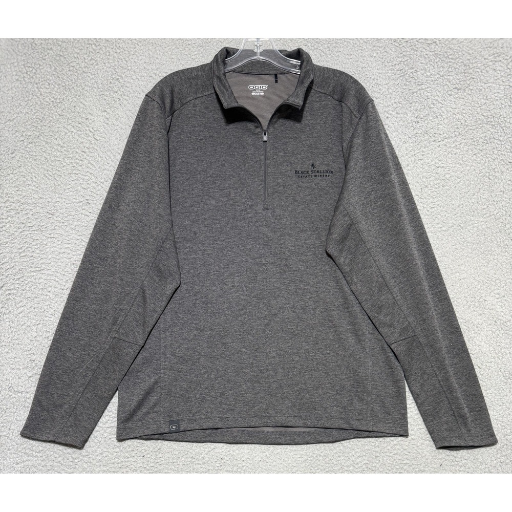 OGIO Mens Large OG202 Endurance Force 1/4 Zip Pullover Gear Grey Heather